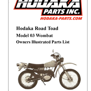 Model 03 Wombat parts schematics