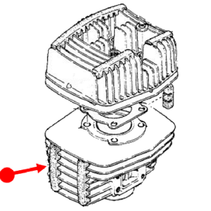 Noise suppressor rubber (6) Model 03 61