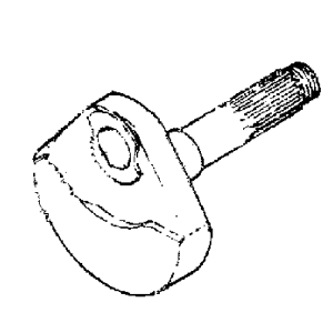 Crank shaft (clutch side)
