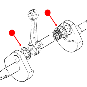 Crank pin thrust washer