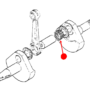 Bearing - needle bearing (large end)
