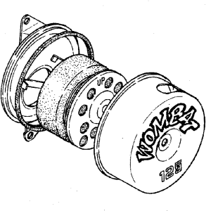 Air cleaner assembly Model 03 125 Wombat