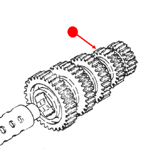 Counter 4th gear 21t