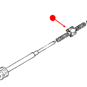 Control shaft ball receiver