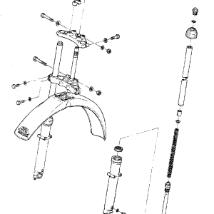 Fork assembly for the Model 03 Wombat
