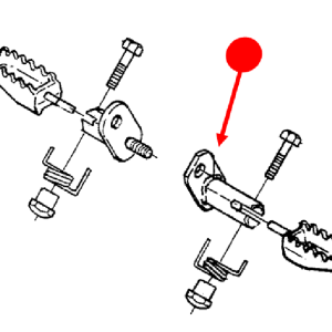 Foot rest stay (right)