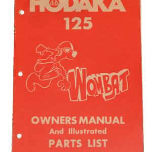 Original stock Hodaka owners handbook and illustrated parts list Model 03 (7 x 10")