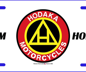 Team Hodaka License Plate