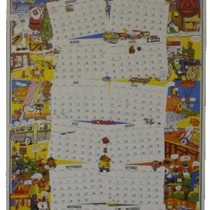 2004 Gravel Rash Calendar 24" X 36"