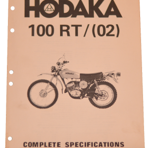 Original stock specification service booklet for the Model 02 (7 x 10")