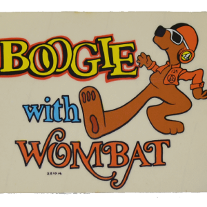 Boogie with Wombat Decal