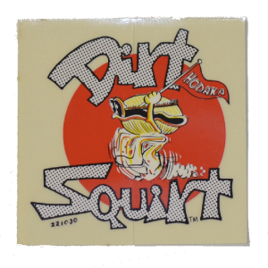 Hodaka Dirt Squirt Decal - 2 1/2 " x 2 1/2"