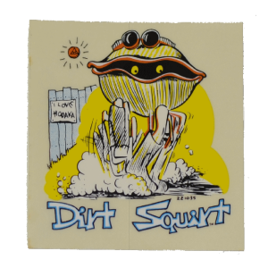 I Love Hodaka / Dirt Squirt Decal - 2 3/4" x 3"