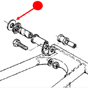 Swing arm spacer 0.3t
