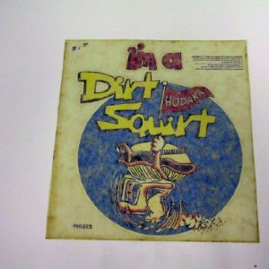 Hodaka Dirt squirt iron on 9" x 7" decal