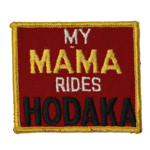 Original N.O.S. My Mama Rides Hodaka Patch - 3 1/2" x 3"