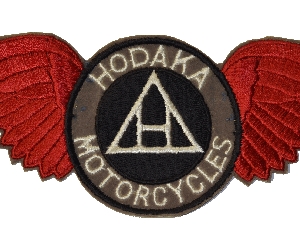 Very "Rare" Original N.O.S. Hodaka Winged Patch - 12 1/2" x 3 1/2"