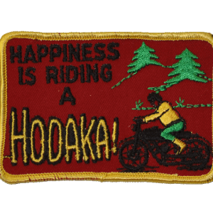 Happiness is Riding a Hodaka - 4 1/4" x 3"