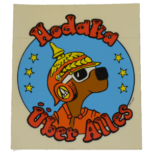 Hodaka Uber Alles Decal - 3 3/4" x 4 1/2"