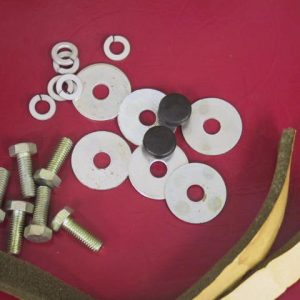 Number plate fastener kit - late models