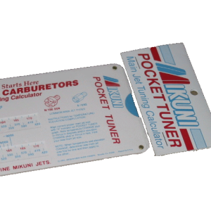 Mikuni main jet pocket tuning calculator