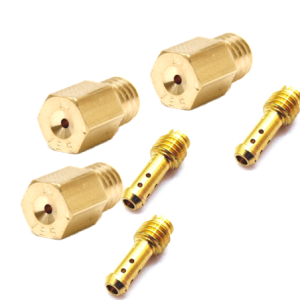 Package of three main & three pilot jets - All Hodaka's