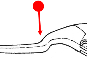 Clutch lever without perch