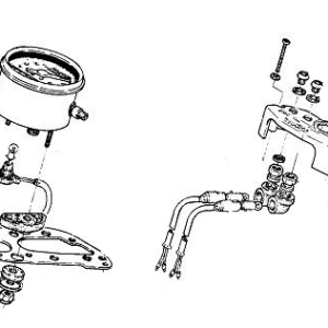 Speedometer assembly with signal panel Model 03 61 70