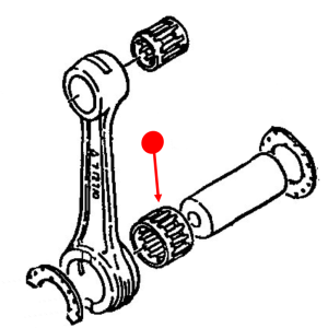 Bearing - needle bearing large end
