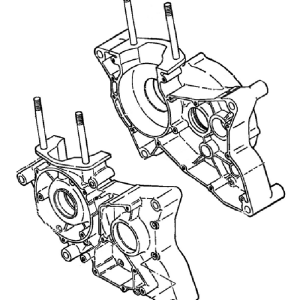 Crankcase assembly (left and right)