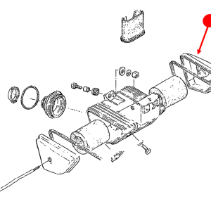Air cleaner cover (right)