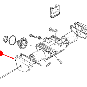 Air cleaner cover (left)