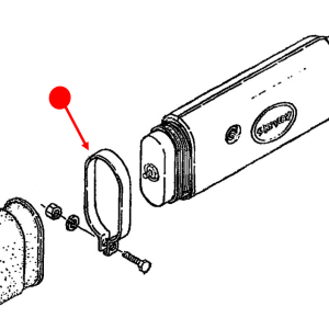Silencer cover clamp