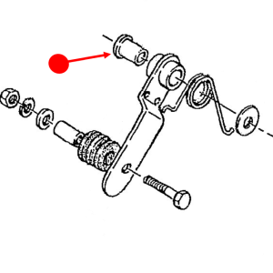 Chain tensioner pivot