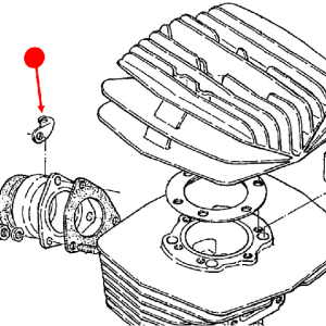 Exhaust spring bracket