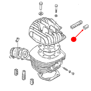 Noise suppressor rubber (2)