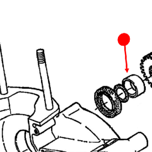 Primary pinion gear collar
