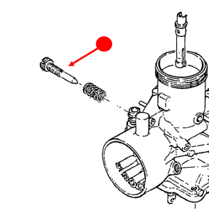 Throttle adjusting screw