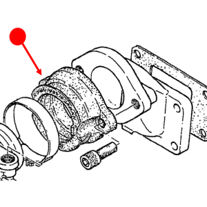 Carburetor rubber flange Model 70 61