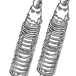 Model 70 rear shock absorber assembly