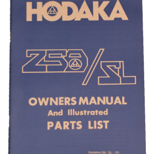 Original stock Hodaka owners handbook and illustrated parts list Model 70 (7 x 10")