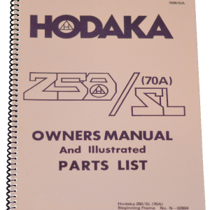 Reproduction Model 70 Owners Manual & Parts List (8 1/2 x 11)
