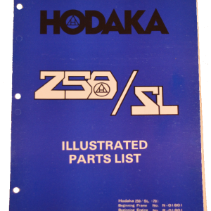 Used Original stock Hodaka illustrated parts schematics for the Model 70 (8 1/2 x 11")