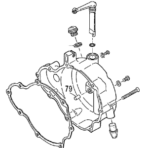 Clutch side cover assembly