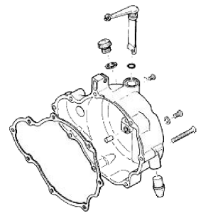 Clutch side cover assembly