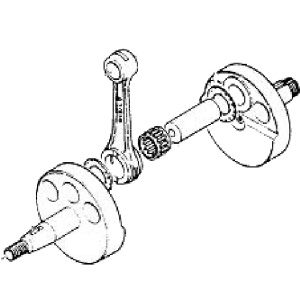 Crank shaft assembly for the Model 71 250 ED