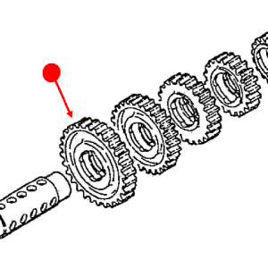 Counter 1st gear 31t (with "a" mark)