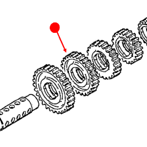 Counter 2nd gear 28t (with "a" mark)