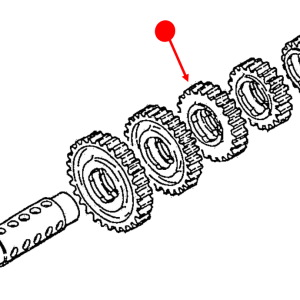 Counter 3rd gear 24t (with "a" mark)