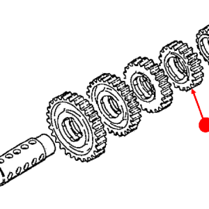 Counter 4th gear 22t (with "A" mark)